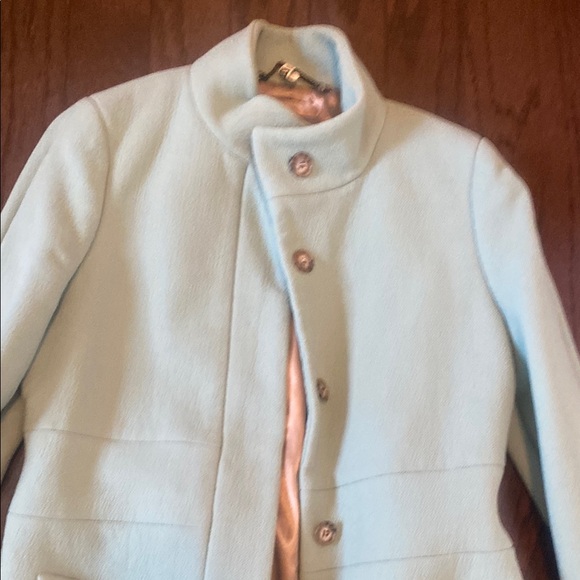 Women's mint green Coat - Picture 2 of 11